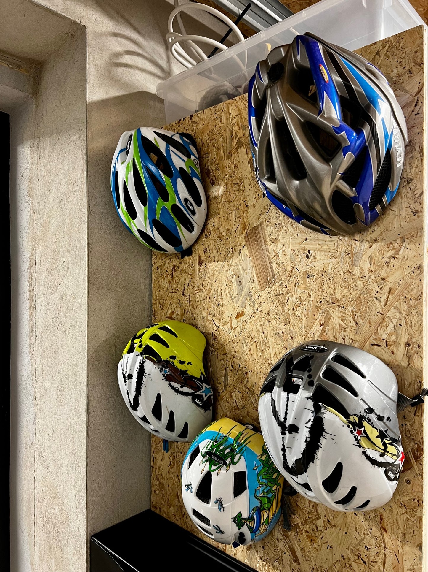 Fahrradhelm Halterung Wandhalterung Helmhalter - Design: Rad