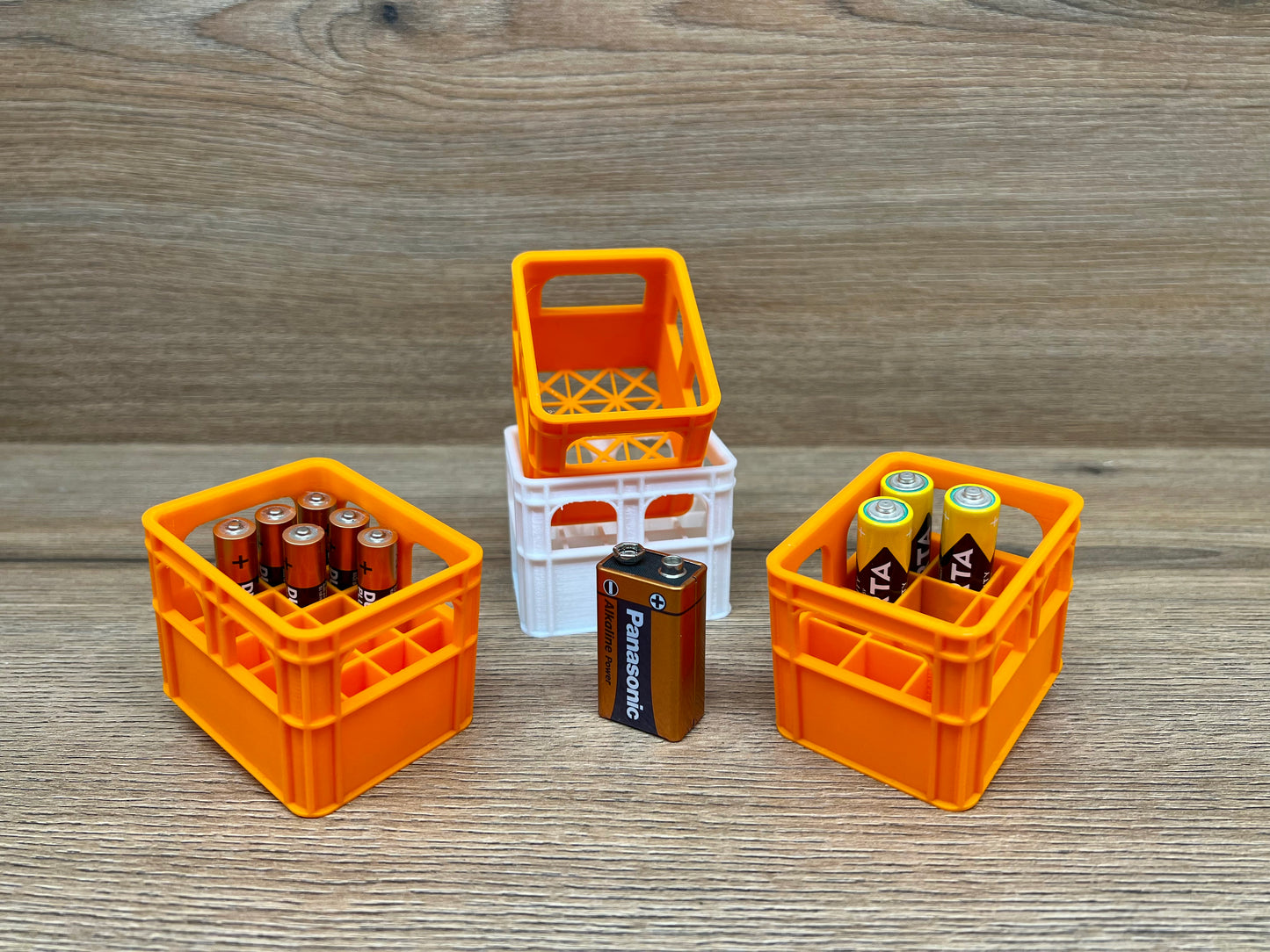 Bierkasten für Batterien, Bierkiste, Getränkekiste, Batteriekiste