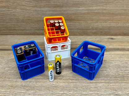 Bierkasten für Batterien, Bierkiste, Getränkekiste, Batteriekiste
